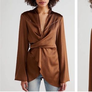 Free People Harley Tunic Long Sleeve Blouse